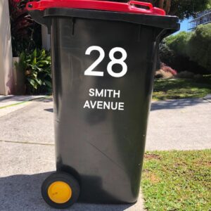 18 Wheelie Bin Address Sign